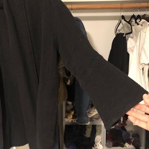 Wilfred XXS Black Linen Jacket